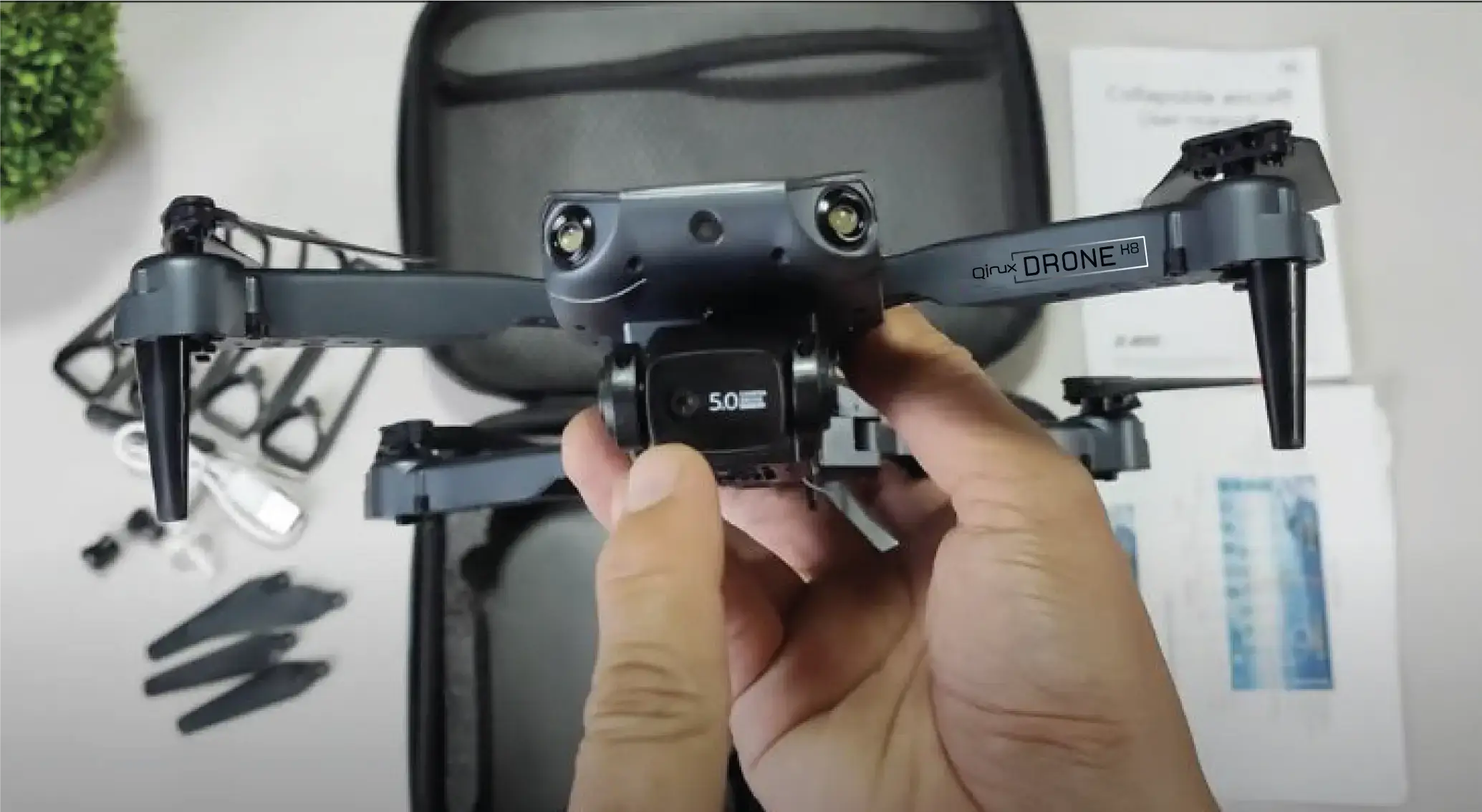 qinux drone k8